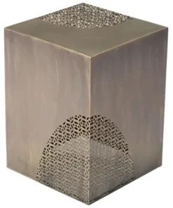 Accent & End Tables-Kirkland's Home Square Antique Gold Metal Accent Table