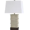 Table Lamps-Kirkland's Home Stacked Plates Table Lamp Ivory