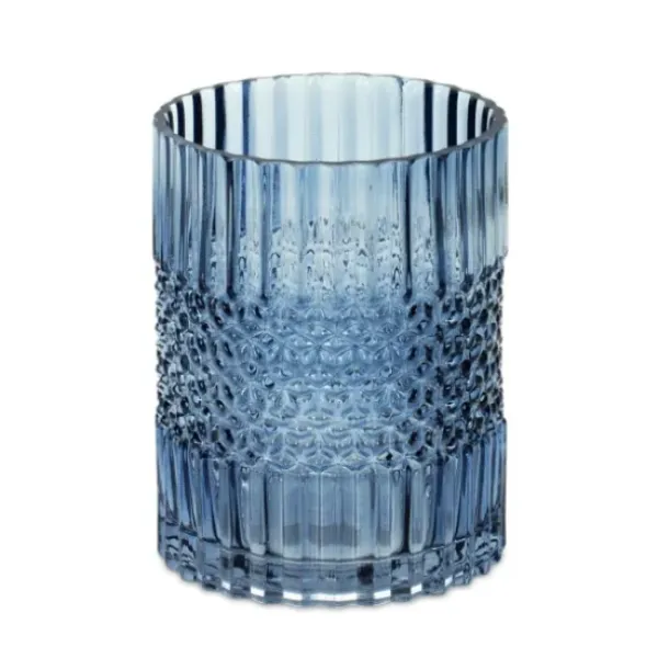 Vases-Kirkland's Home Stamos Matte Terracotta Vase, 10 In. Black