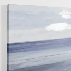 Canvas Art-Kirkland's Home Staring Out To Sea Canvas Art Print Blue/White