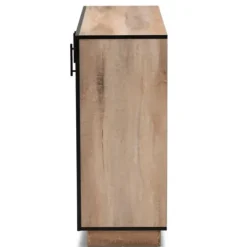 Cabinets & Sideboards-Kirkland's Home Stella Contemporary Oak 3-Door Sideboard