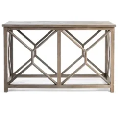Console Tables-Kirkland's Home Stephan Natural Wood Console Table Brown