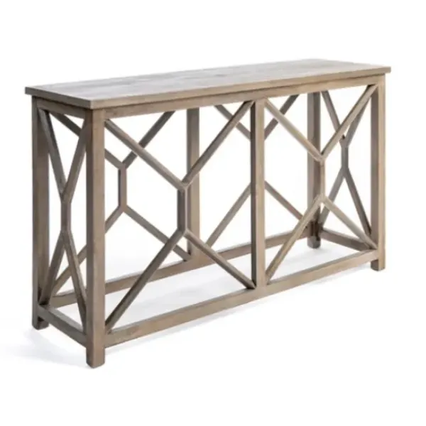 Console Tables-Kirkland's Home Stephan Natural Wood Console Table Brown