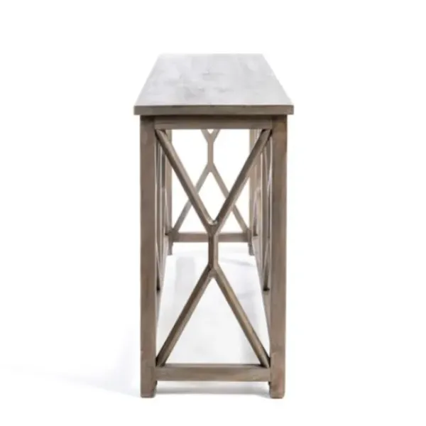 Console Tables-Kirkland's Home Stephan Natural Wood Console Table Brown