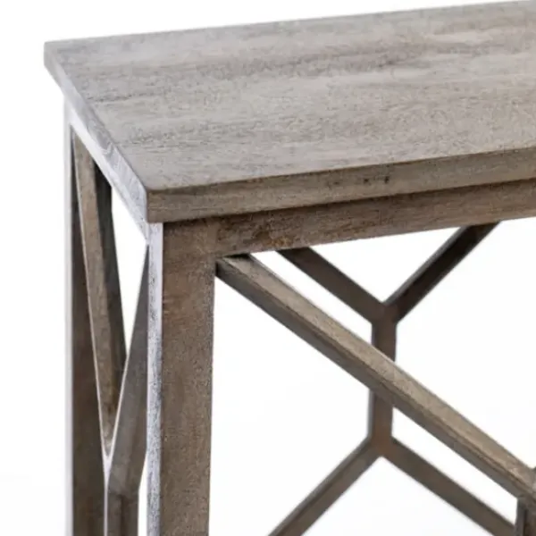 Console Tables-Kirkland's Home Stephan Natural Wood Console Table Brown