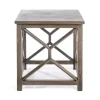 Accent & End Tables-Kirkland's Home Stephan Natural Wood Side Table Gray