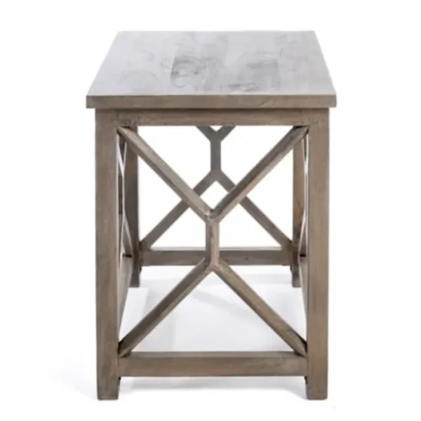 Accent & End Tables-Kirkland's Home Stephan Natural Wood Side Table Gray