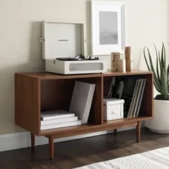 Console Tables-Kirkland's Home Stephen Medium Modern Wood Console Table