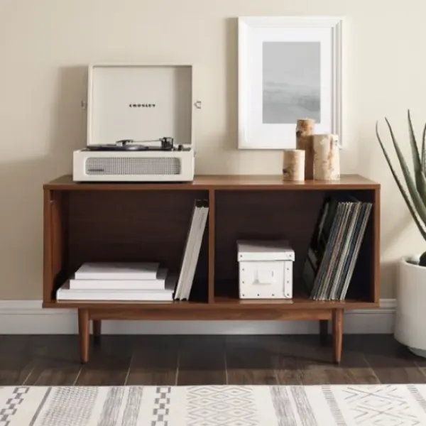 Console Tables-Kirkland's Home Stephen Medium Modern Wood Console Table