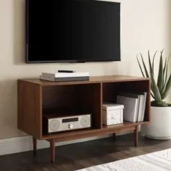 Console Tables-Kirkland's Home Stephen Medium Modern Wood Console Table