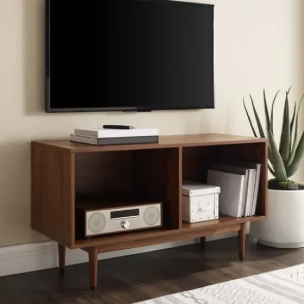 Console Tables-Kirkland's Home Stephen Medium Modern Wood Console Table