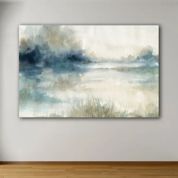 Canvas Art-Kirkland's Home Still Evening Waters Ii Giclee Canvas Art Print Blue/Green