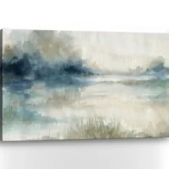 Canvas Art-Kirkland's Home Still Evening Waters Ii Giclee Canvas Art Print Blue