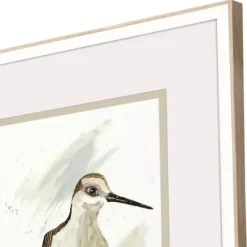 Framed Art-Kirkland's Home Stilt Birds Framed Art Prints, Set Of 2 White/Tan