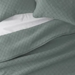 Quilts-Kirkland's Home Stitched Diamond 2-Pc. Twin Quilt Set Green