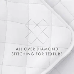 Quilts-Kirkland's Home Stitched Diamond 2-Pc. Twin Quilt Set White