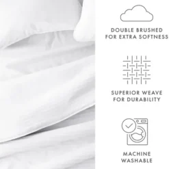 Quilts-Kirkland's Home Stitched Stripes 3-Pc. Queen Quilt Set White