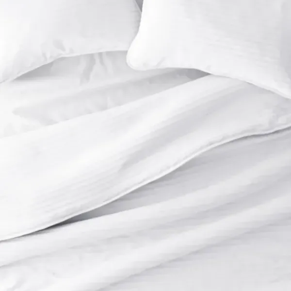 Quilts-Kirkland's Home Stitched Stripes 2-Pc. Twin Quilt Set White