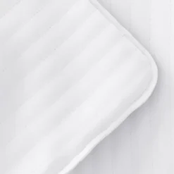 Quilts-Kirkland's Home Stitched Stripes 2-Pc. Twin Quilt Set White