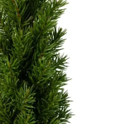 Trees & Topiaries-Kirkland's Home Stone Base Fir Mini Potted Christmas Tree Green/Gray