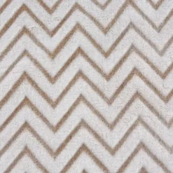 Blankets & Throws-Kirkland's Home Stone Chevron Plush Throw Tan