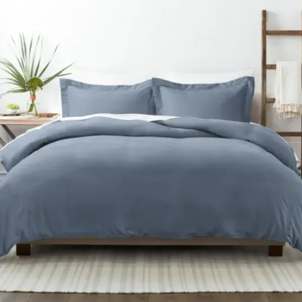 Duvets-Kirkland's Home Stone 3-Pc. King Duvet Cover Set Blue