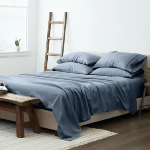 Bed Sheets-Kirkland's Home Stone 6-Pc. King Sheet Set Blue