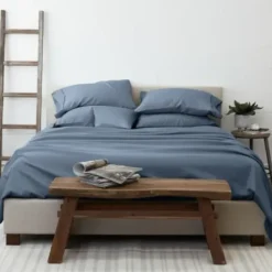 Bed Sheets-Kirkland's Home Stone 6-Pc. Queen Sheet Set Blue