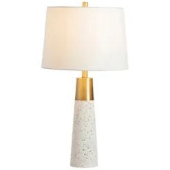 Table Lamps-Kirkland's Home Stone Speckled Table Lamp White