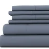 Bed Sheets-Kirkland's Home Stone Ultra Soft 6-Pc. Full Sheet Set Gray