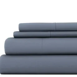Bed Sheets-Kirkland's Home Stone Ultra Soft 3-Pc. Twin Sheet Set Gray