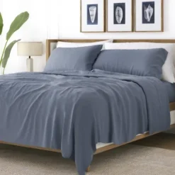 Bed Sheets-Kirkland's Home Stone Ultra Soft 3-Pc. Twin Sheet Set Gray