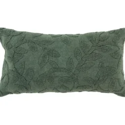 Pillows-Kirkland's Home Stonewash Botanical Pillow Green