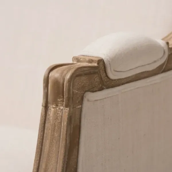 Accent Chairs-Kirkland's Home Streaked Antique Accent Chair Ivory