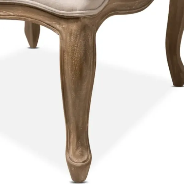 Accent Chairs-Kirkland's Home Streaked Antique Accent Chair Ivory