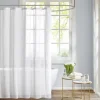Shower Curtains-Kirkland's Home Stripe Ombre Shower Curtain Gray