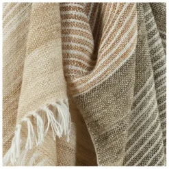 Blankets & Throws-Kirkland's Home Stripe Woven Throw Brown