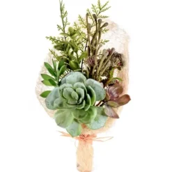 Stems & Bouquets-Kirkland's Home Succulent Bouquet, 15 In. Green