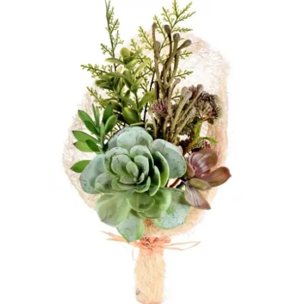 Stems & Bouquets-Kirkland's Home Succulent Bouquet, 15 In. Green