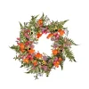 Wreaths-Kirkland's Home Summer Bloom Wreath Green/Orange