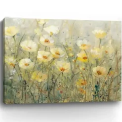 Canvas Art-Kirkland's Home Summer In Bloom Iii Canvas Art Print, 48X36 In. Green/Yellow
