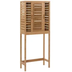 Cabinets & Sideboards-Kirkland's Home Sumter Bamboo Cabinet Space Saver