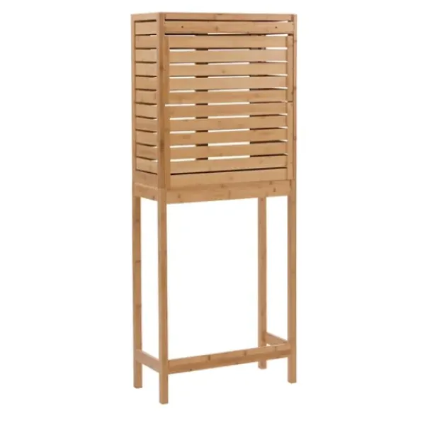 Cabinets & Sideboards-Kirkland's Home Sumter Bamboo Cabinet Space Saver