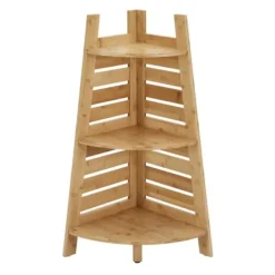 Shelves-Kirkland's Home Sumter Bamboo Corner Shelf