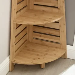 Shelves-Kirkland's Home Sumter Bamboo Corner Shelf