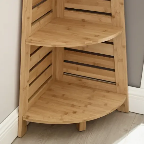 Shelves-Kirkland's Home Sumter Bamboo Corner Shelf