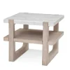 Accent & End Tables-Kirkland's Home Sun Bleached Marble Top Accent Table