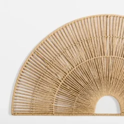 Wall Plaques-Kirkland's Home Sunburst Arch Rope Wall Plaque Tan