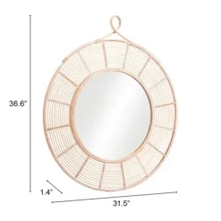 Framed Mirrors-Kirkland's Home Sunlight Beam Woven Framed Mirror