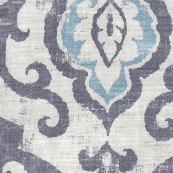 Accent Chairs-Kirkland's Home Suri Blue Swoop Accent Chair Gray/Blue